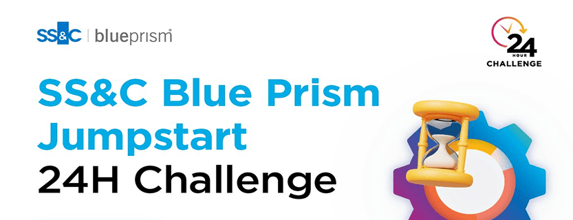 Winner Banner: BluePrism Logo. SS&C Blue Prism Jumpstart 24H Challenge